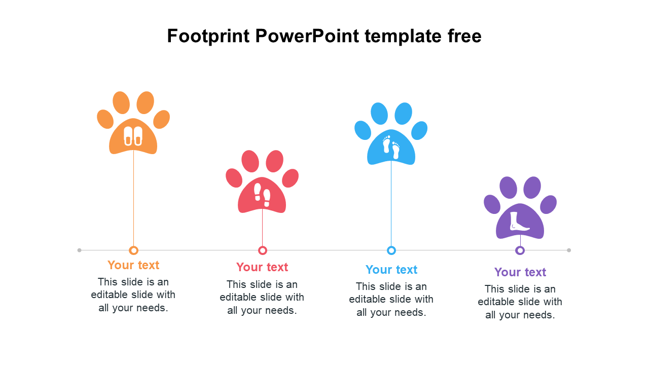 Footprint PowerPoint template free